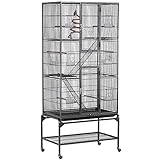 Yaheetech 175cm Extra Large Ferret Cage Chinchilla Small Animal Cage for Guinea Pig Degu Sugar Glider on Wheel with 3 Tiers and Ladders