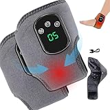 Foot Massager – 3-in-1 Heated Wrap with 3 Vibration Modes & 5 Heat Levels, for Circulation & Pain Relief, for Foot Relaxation, for Neuropathy, Tendinitis & Plantar Fasciitis (2pcs)