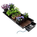 AutoPot Tray2Grow System - Standard Tray2Grow with No Tank - Self-Watering, Gravity-Fed Hydroponic Indoor System, Black