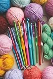 2026: Small Monthly Calendar Planner - Crochet Hooks And Yarn