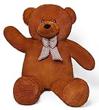 YunNasi Giant Teddy Bear Huge Soft Plush Toy 120cm XXL (Dark Brown)