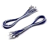 Arcity 20 Pcs Arcade Button Wires Harness Cable for Zero Delay USB Encoder PCB with 0.187" 4.8mm Terminals 15.74inch Compatible with Micro Switches HAPP Style Arcade Buttons Joysticks New