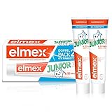 elmex JUNIOR Zahnpasta, 6-12 Jahre, Doppelpack, 2x75 ml