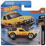 Hot Wheels Porsche 914 Safari, [Yellow] Nightburnerz 4/10 Short Card