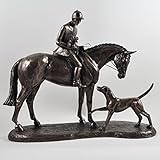 Country Companions, Cold Cast Bronze Horse Statue by Harriet Glen