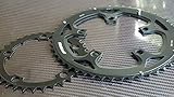 FSA (2x) Alloy Road Bike Chainrings 34 + 50 Tooth COMPACT 110mm 10/11s Road Bike (NEW) Shimano Compatible
