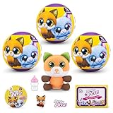 5 SURPRISE Plushy Pets Series 2, 3 Capsule, By ZURU, Collectible Mystery Capsule, Plushy, Pet Adoption, Toy for Girls, Kids, Teens (3 Capsule)