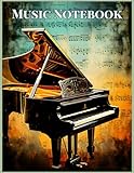 Antique Art Grand Staff Sheet Music Manuscript Notebook - 110 Pages for Composers and Musicians: Piano Music Manuscript Paper, Blank sheet music to ... Piano and Keyboard players and enthusiasts