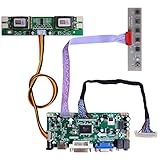 Owootecc NT68676 HDMI VGA DVI Arcade Audio Input LCD Controller Driver Board For HSD190MEN4 M170EN06 M170EG01 17" 19" 1280x1024 4CCFL 30Pin LCD Panel, Fit for Arcade1Up Monitor