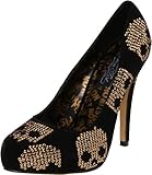 Iron Fist Women's Gold Star Pointed Toe, Gold/Black, 3 UK