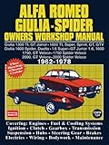 Alfa Romeo Giulia-Spider Owners Workshop Manual 1962-1978: Easy to Use, Fully Illustrated, Comprehensive Guide to Repair and Maintenance