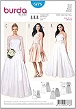 Burda Pattern Wedding Evening Dress, Paper, Multicoloured, 34-44