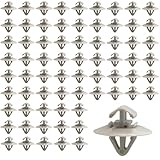 70 Pcs Side Door Moulding Panel Trim Clips for Vauxhall Vivaro/Renault Plastic Clips