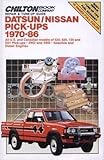Chilton's Repair and Tune-Up Guide Datsun/Nissan Pick-Ups 1970-86: All U.S. and Canadian Models of 520, 620, 720 and D21 Pick-Ups, 2Wd and 4Wd, Gasoline and Di (Chilton's Repair Manual)