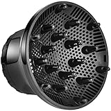 UUCOLOR Universal Hair Diffuser Suitable for 1.4 in to 2.6 in Adjustable Hair Dryer Diffuser Nozzle for Curly or Wavy Hair Styling