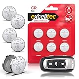 SOL 6pk Lithium Power Coin Battery, Car Key Fob Batteries Assorted 3V CR2032, CR2025, CR2016 Flat Batteries, Long-Lasting and Reliable for Scales, Watches, Remote Controls, and Small Electronics