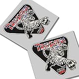 Twisted Melon Triumph Tiger 1050 badge style graphics decals stickers x 2 small size
