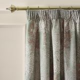Catherine Lansfield Woodland Trees 46x54 Inch Lined Pencil Pleat Curtains Two Panels Green