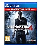 Sony, Uncharted 4 PS4, 1 Joueur, Mode Multijoueurs Disponible, Version Physique avec CD, En Français, PEGI 16+, Jeu pour PlayStation 4