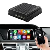 autoabc Wireless Carplay/Android Auto Adapter Fit for Mercedes Benz A/B/C/E/CLA/GLA/GLK/ML/SLK with NTG4.5 System Bluetooth/Mirror Link/Siri Voice/DVR and Camera Input Etc