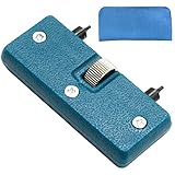 Professional Watch Back Remover Tool, Metal Adjustable Rectangle Watch Back Case Cover Press Closer & Opener Opening Removal Screw Wrench Repair Kit Tool for Watchmaker,with watch cleaning cloth