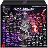 Wildspire Fantasy Miniatures & Bookish Dragon for DND Miniatures Monsters DND 28mm-32mm Bulk Dungeons & Dragons Miniatures D&D Miniatures Monsters DND Minis DND Figures Starter Pathfinder Miniatures