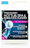 Pro-Kleen Whirlpool Bath and Hot Tub Internal Pipe System Flush Cleaner (5L) - Provides a Deep, Hygienic Clean to Remove Limescale, Soap, Oil, Grease & Unpleasant Smells, Blue