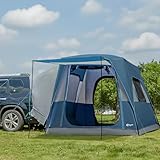 Portal 5 Man Car Camping Tent SUV Tent 4-5 Persons Family 3000mm Water-resistant for Vehicle Tailgate Windproof with 3 Doors Awning Canopy Porch Extension