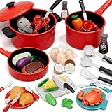 Lehoo Castle Play Kitchen Accessories, Play Food Sets for Children, Toy Kitchen Accessories for Toddlers 3+ Year Old, Toy Food for 3 Year Old Girl