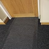 Bargains Hut Heavy Duty Clear Vinyl Carpet Floor Protector Plastic Floor Mat Non Sip Waterproof Chair Mat Office Home Hallway Runner 27” Wide (6 Metre Long / 27" Width)