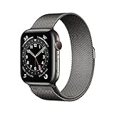 Apple Watch Series 6 GPS + Cellular, 44mm Graphite Stainless Steel Case with Graphite Milanese Loop