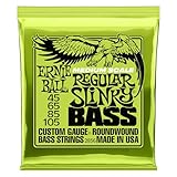 Ernie Ball Regular Slinky Nickel Wound Medium Scale Bass Strings - 45-105 Gauge