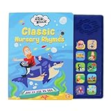 Steve and Maggie Nursery Rhymes Sound Book, Interactive Children’s Books with 10 Sing-Along Songs, Baby Shark, Wheels on the Bus, Old MacDonald, Finger Family & More, Musical Toys for Ages 3-5