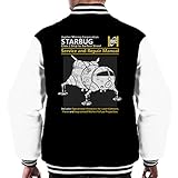 Cloud City 7 Red Dwarf Starbug Service and Repair Manual Men's Varsity Jacket