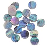 Musiclily Pro 6mm Natural Paua Abalone Shell Guitar Fretboard Inlay Dots(Set of 20)