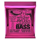 Ernie Ball P02854 Super Slinky Nickel Wound Short Scale Bass Strings - 45-100 Gauge