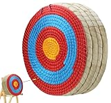 Fiita Archery Target 5 Layers Straw Archery Target,Arrow Target for Recurve Bow Longbow or Compound Bow Round Arrow Target for Outdoor Hunting Shooting Practice