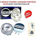 Super Stylish. 2 Long Waterborne 16 cm Ultra Slim Covers Included. RALLY RAID Preparation 4x4 Chrome Glass Bowl. Xenon White Possible. Hella Oscar Lightforce Cibie kclite