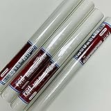 Erfurt Red Label Lining Paper 1400 Grade Single 10m Roll Quality White Plain Wallpaper Available in Pack of 4, 5, 6, 8 (4, White)