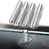 TS Trade 4X Door Lock Pin Knob Button Cover for W205 W166 W213 C GLE GLC