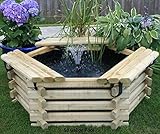 New Garden Pool 50 Gallon with Liner Fish Pond Tank Outdoor Water Feature