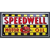 hotrodspirit – Mini Plate 1 Speedwell Motor Oil 20 cm with Pub Dining