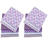FAIRYGATE Fabric Offcuts Patchwork Cotton Squares Bundles Remnants Pre Cut Quilt Printed Floral Fabrics for Sewing Quilting DIY Craft Handicraft C0418