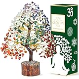 The Original 7 Chakra Crystal Tree Birthday Gifts for Women & men Crystal Tree of Life Sister birthday gifts Home Decor Healing Crystals Gifts for Mom Positive Energy New Home House Warming Gift Women