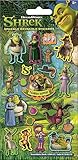 Paper Projects DreamWorks Shrek Sparkly Reusable Stickers | Official Licensed Product | Reusable on Non-Porous Surfaces, Green