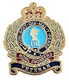 UK Veterans Pin Badge Royal Engineers Cap Badge Military Pin Badge