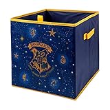 Harry Potter Foldable Storage Boxes with Handles | Durability & Fabric Collapsible Chest/Cubes Storage | Compatible Ikea Kallax Furniture | For Organizer Kids Room & Playroom