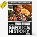 Ethicom: Advanced Car Service History Book – Car Logbooks, Service Book for Toyota, Ford, VW & More – Car Service, Motorbike, MOT & Mileage Log Book – Replacement Maintenance Record. Universal.