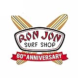 13cmx11.5cm for Ron Jon Surf Shop.60Th Anniversary Vinyl Decal Sticker Creative