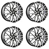 4x Oxigin rims alloy rims 28 Oxmove 8,5x19 ET30 5x112 black full polish compatible with VW Arteon ID.4 Passat Phaeton Scirocco Sharan Tiguan Touran